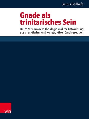 cover image of Gnade als trinitarisches Sein